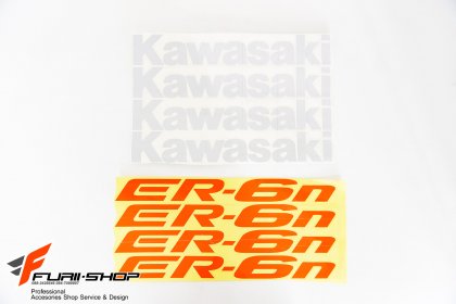 สติ๊กเกอร์ขอบล้อใน สีส้ม ขาว FOR KAWASAKI ER6N