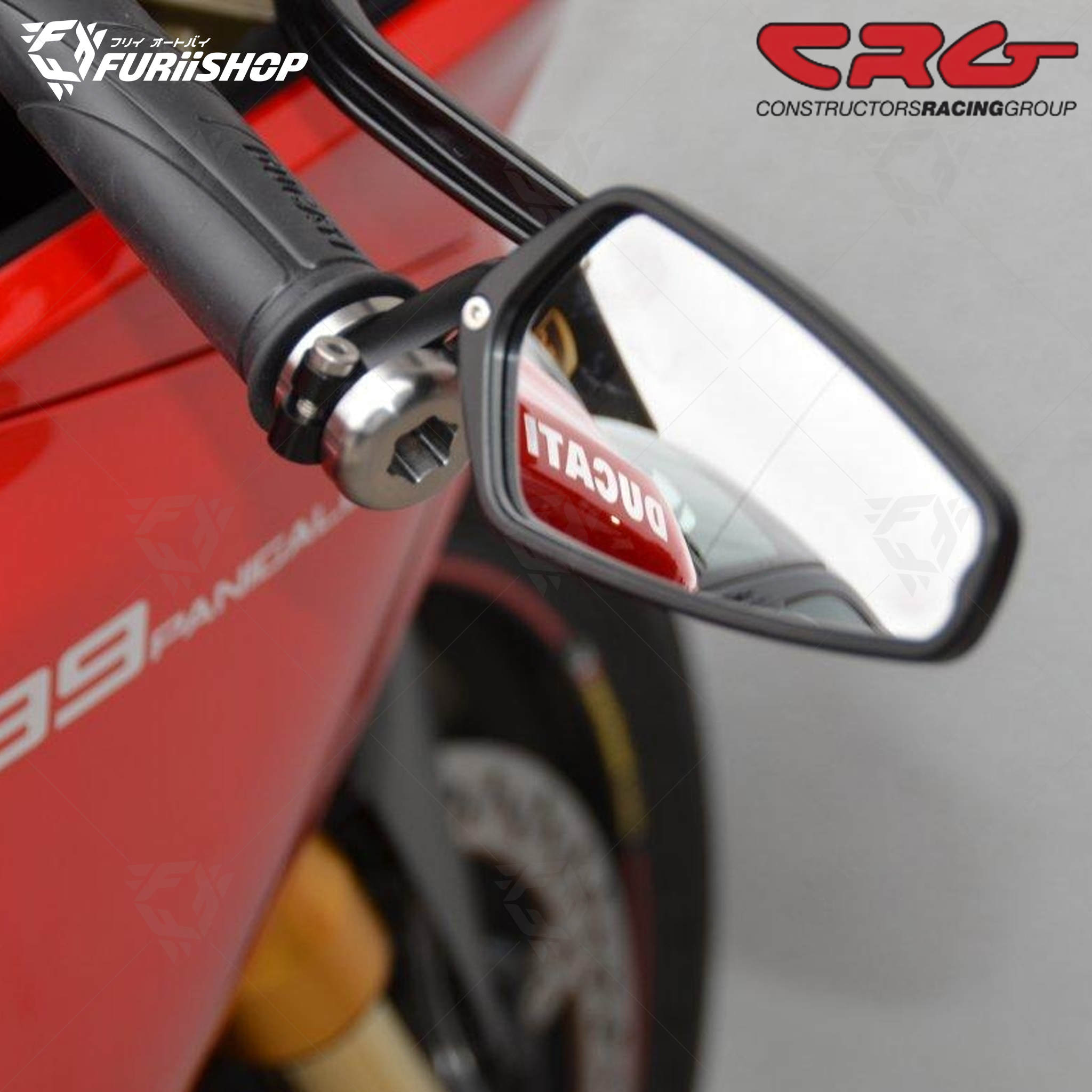 กระจกปลายแฮนด์ CRG ARROW For : SCRAMBLE 1100