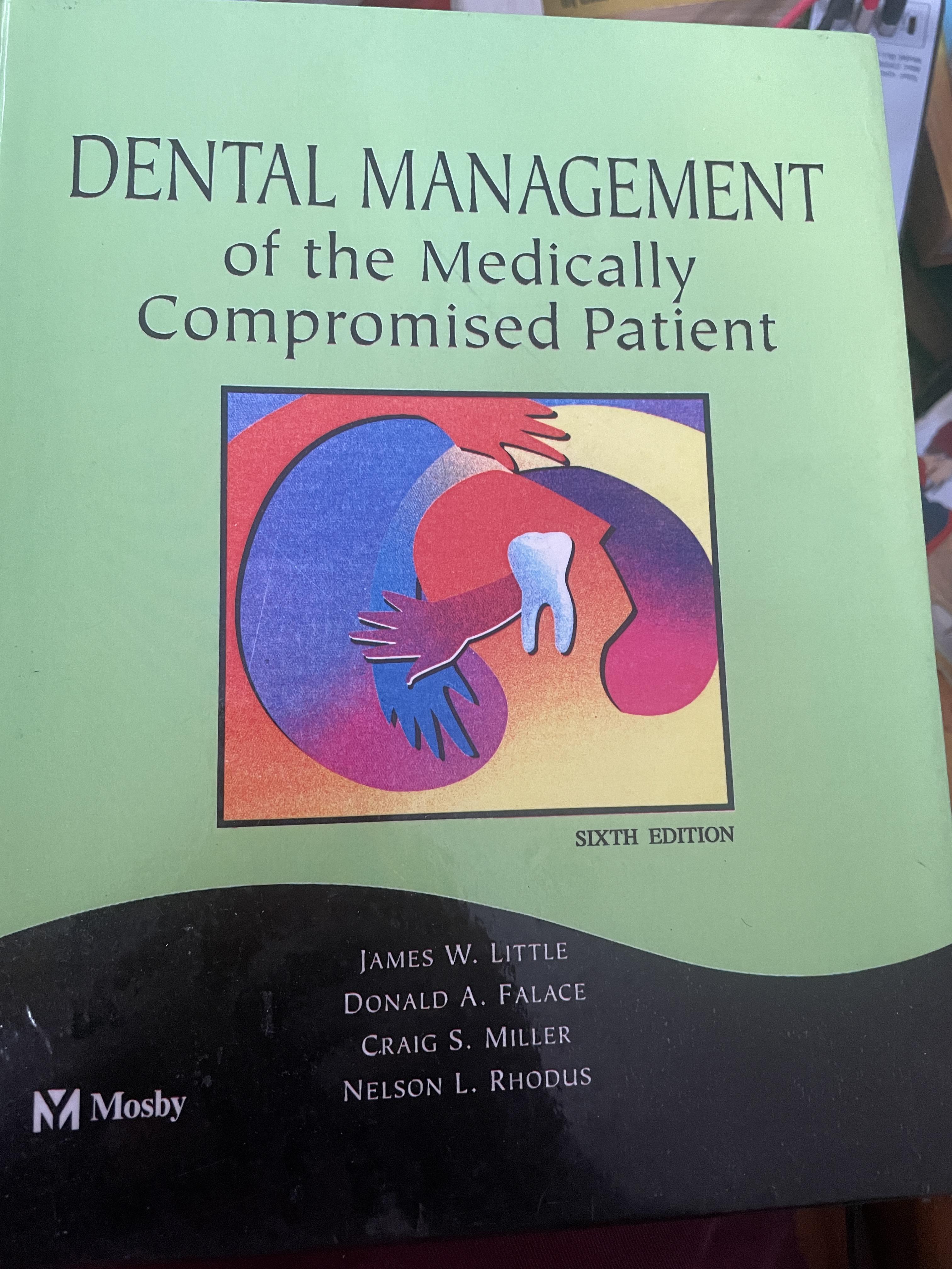DENTAl MANAGEMENT. of the Medically Compromised Patient 8,500 กรัม