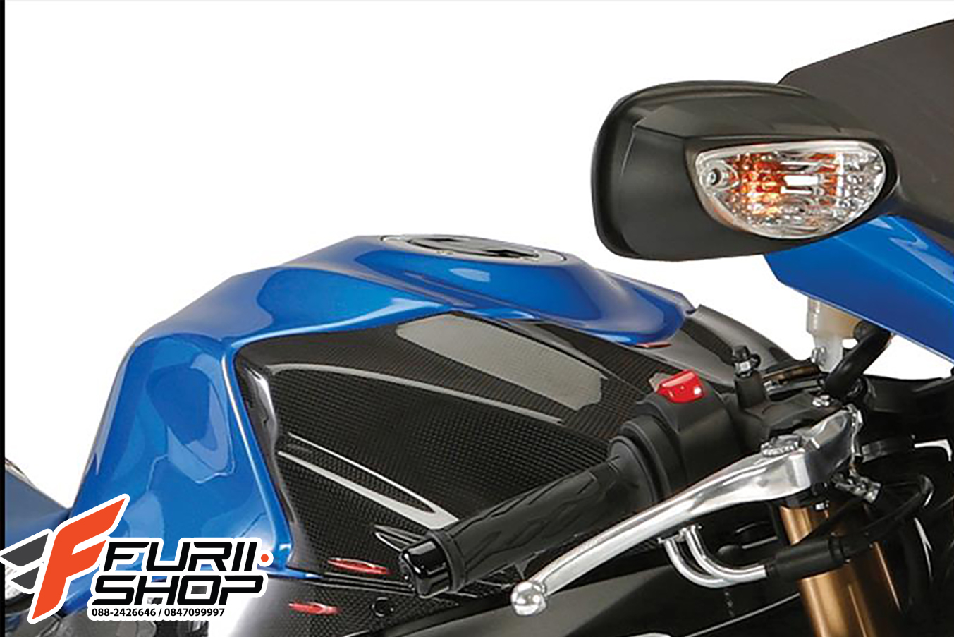 ครอบถังเพรียวเคฟล่า POWERBONZE FOR SUZUKI GSX-R1000