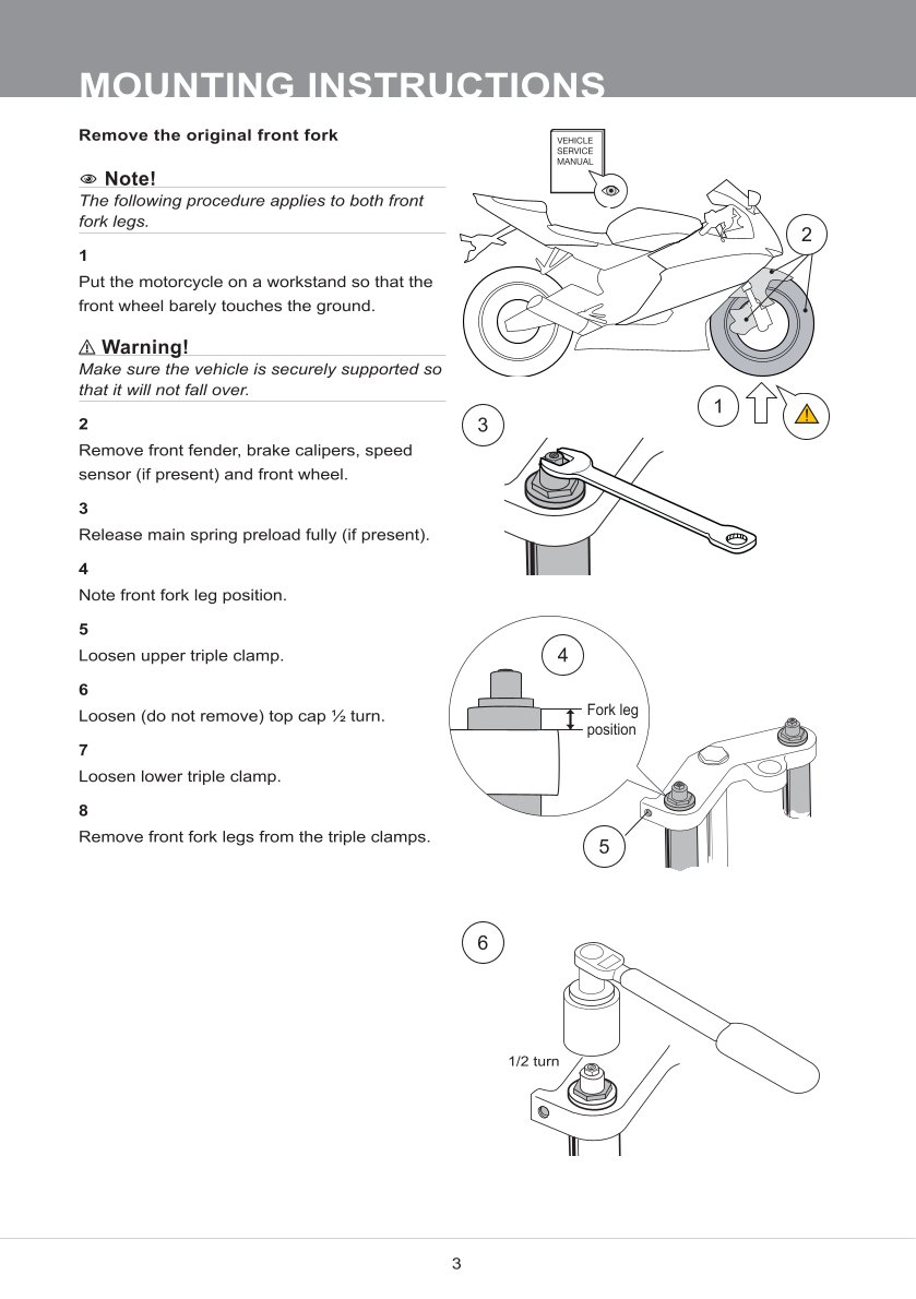 สปริงโช้คหน้า Ohlins FKS220 For BMW R nineT Pure 2017-2023