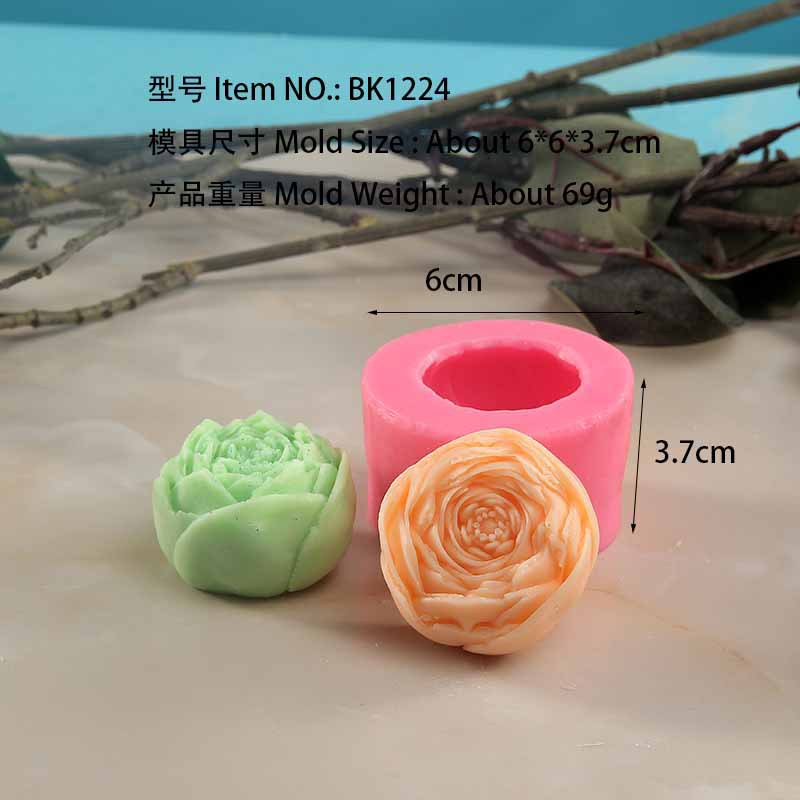 แม่พิมพ์ซิลิโคน ดอกไม้ดอกบัว