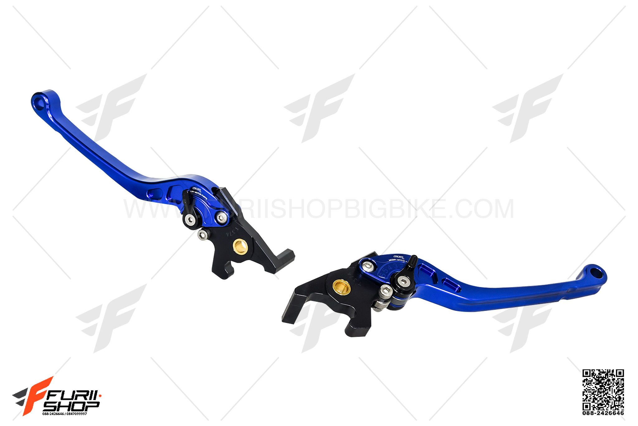 ก้านเบรกก้านครัช GTR สีน้ำเงิน FOR YAMAHA XMAX300