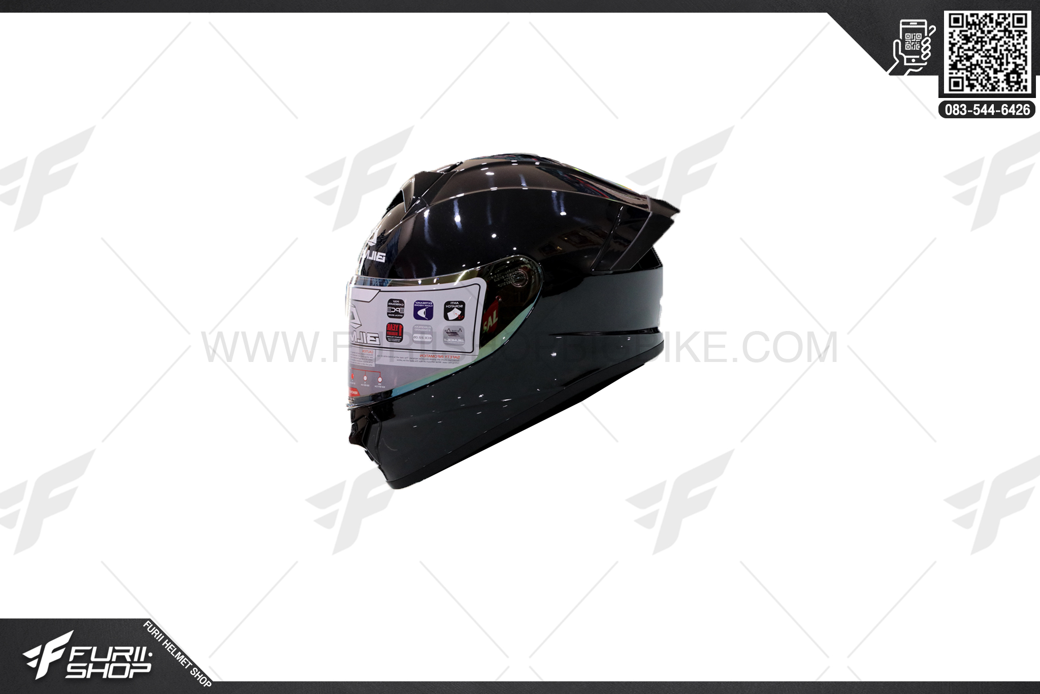 หมวกกันน็อค BILMOLA Plain Black