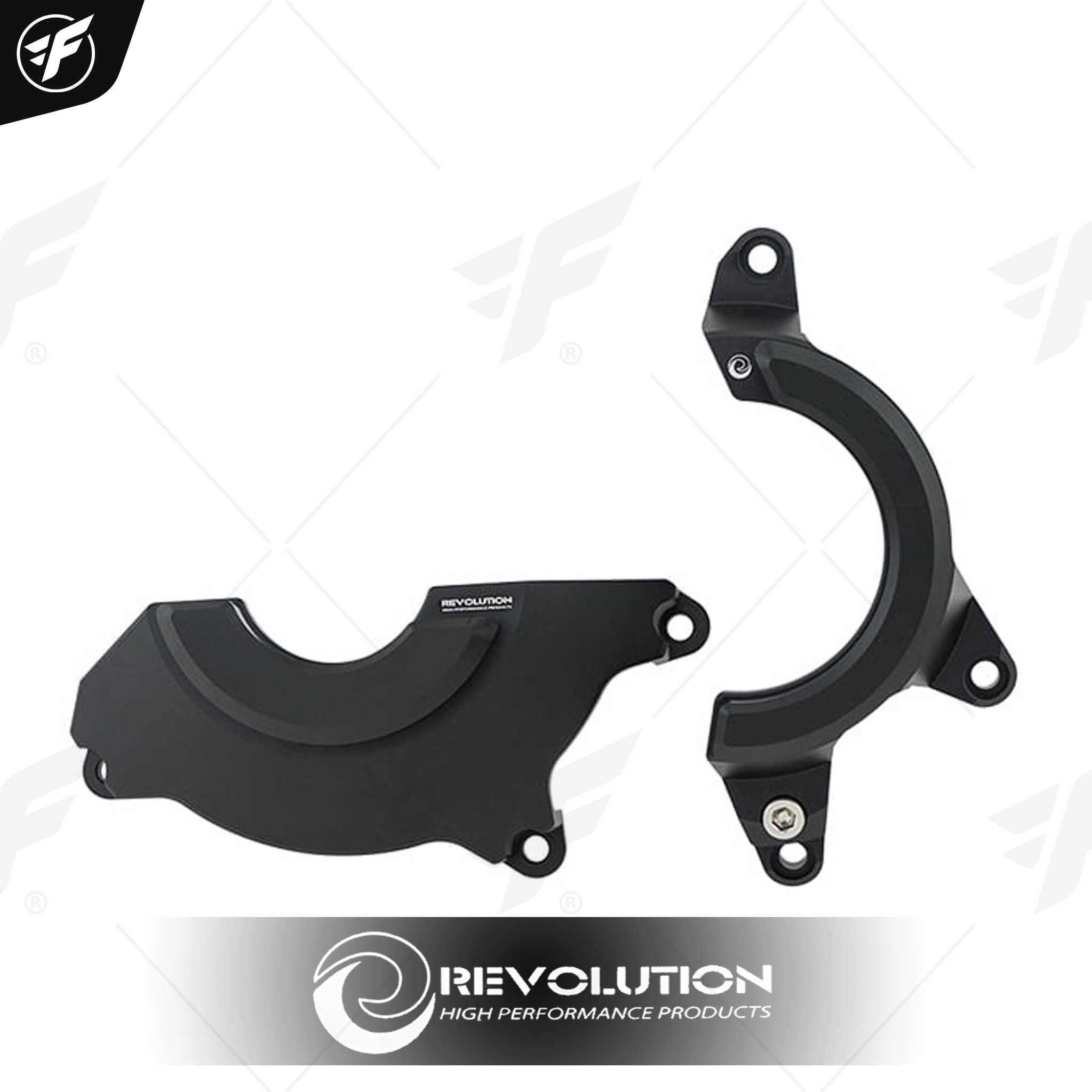 กันล้มแคร้ง (L+R) REVOLUTION CB/CBR-650 F/R NEW 2021 (น็อตสแตนเลส) (BB) ดำ