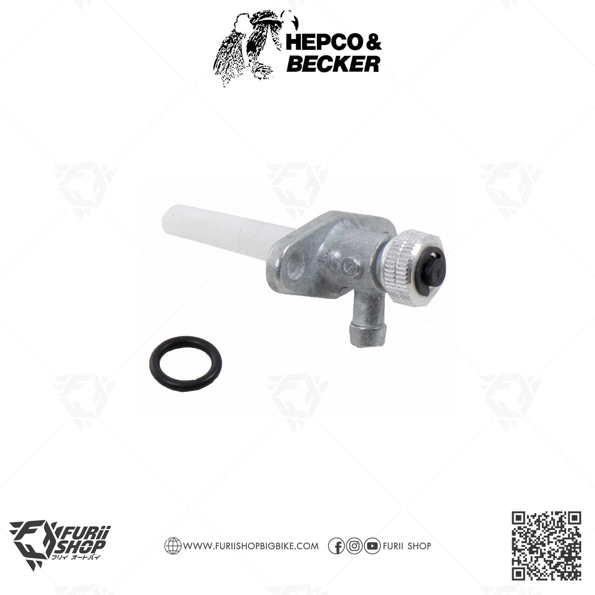 อุปกรณ์เสริม HEPCO & BECKER : Gobi Water Tap For Gobi Side and Top Case Black