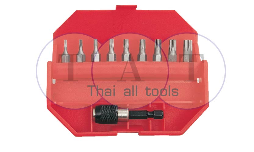 ชุดดอกไขควง 10 ชิ้น/ชุด TAMPERPROOF TXS BIT SET KENNEDY