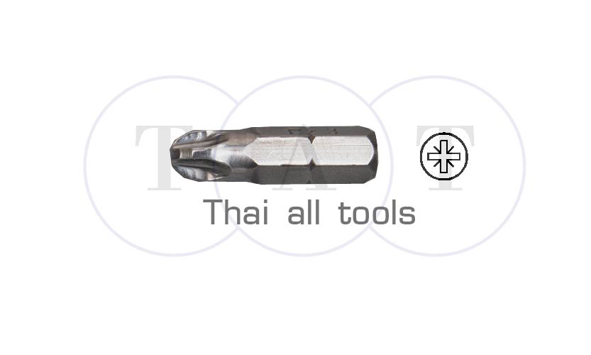 ดอกไขควงแฉก 1/4” HEX DRIVE BITS - PZ KENNEDY