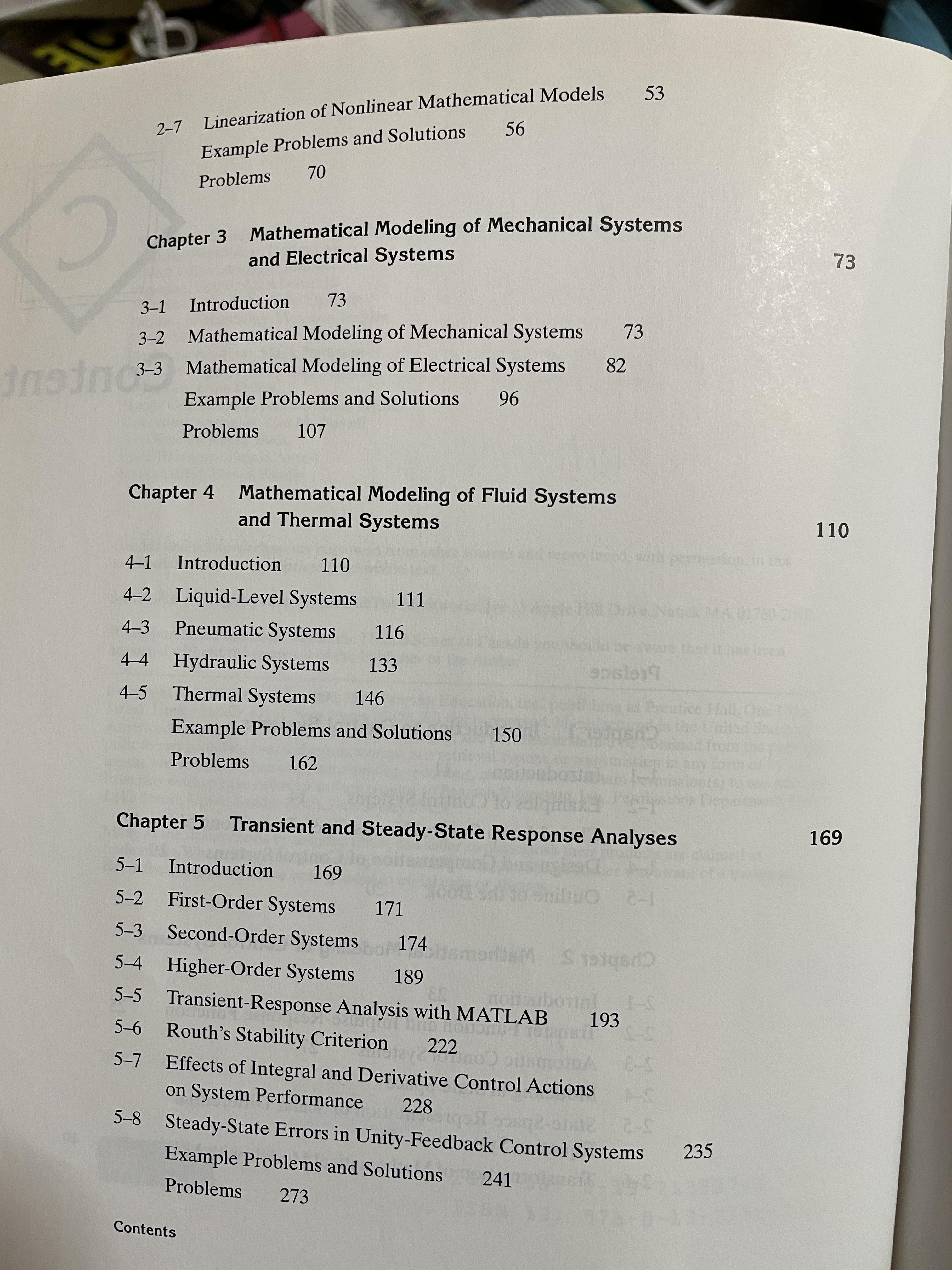 Modern Control Engineering. พิมพ์ครั้งที่ 5 ผู้เขียน Katsuhiko Ogata. 3 กก.