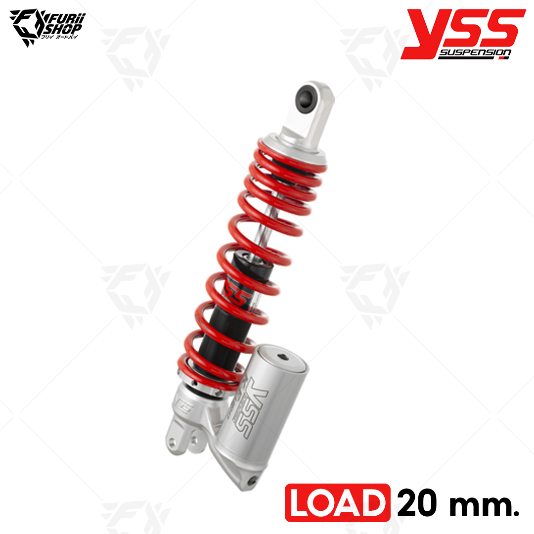 โช๊คหลังแต่ง YSS K-EURO LOAD 20 mm. (OK302-300T-29-859) : for Honda Scoopy i 110 '17>