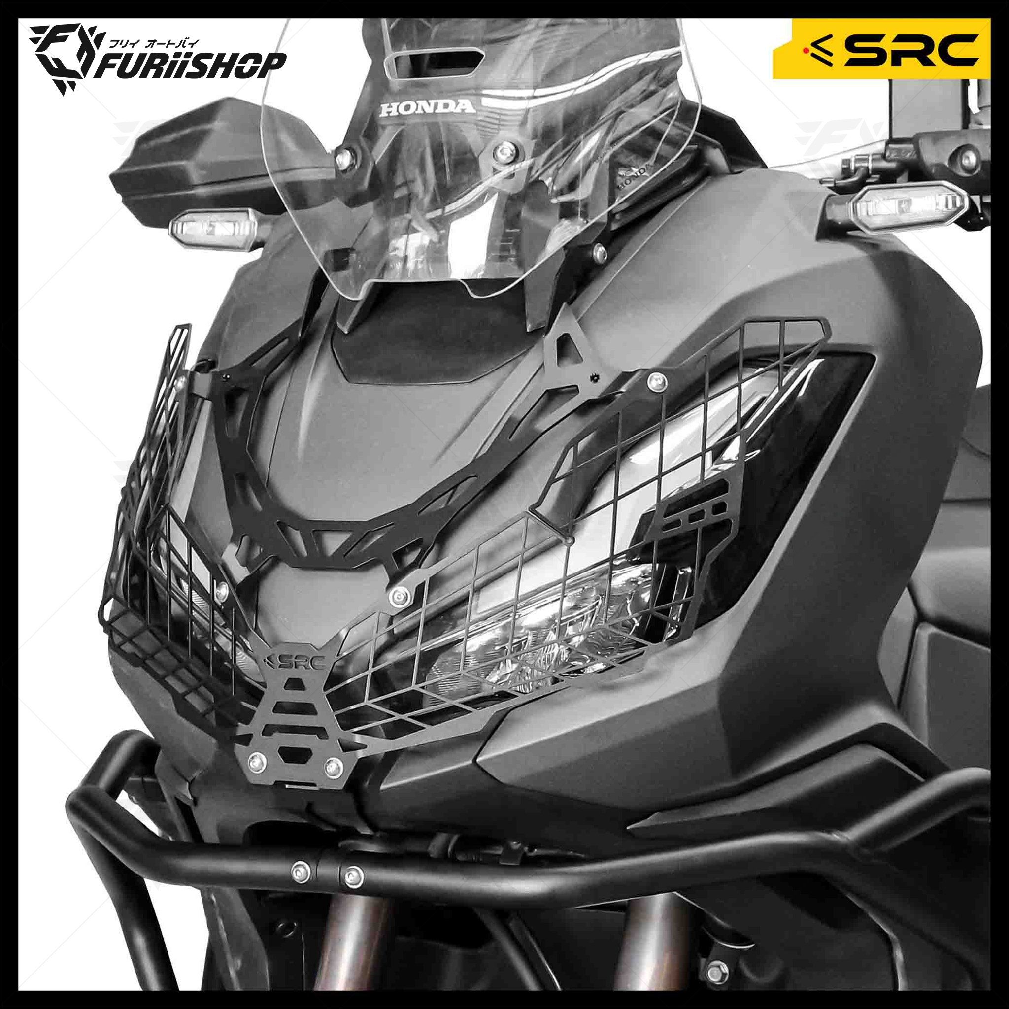 การ์ดไฟหน้าHEAD LIGHT GUARD SRC FOR HONDA ADV 350