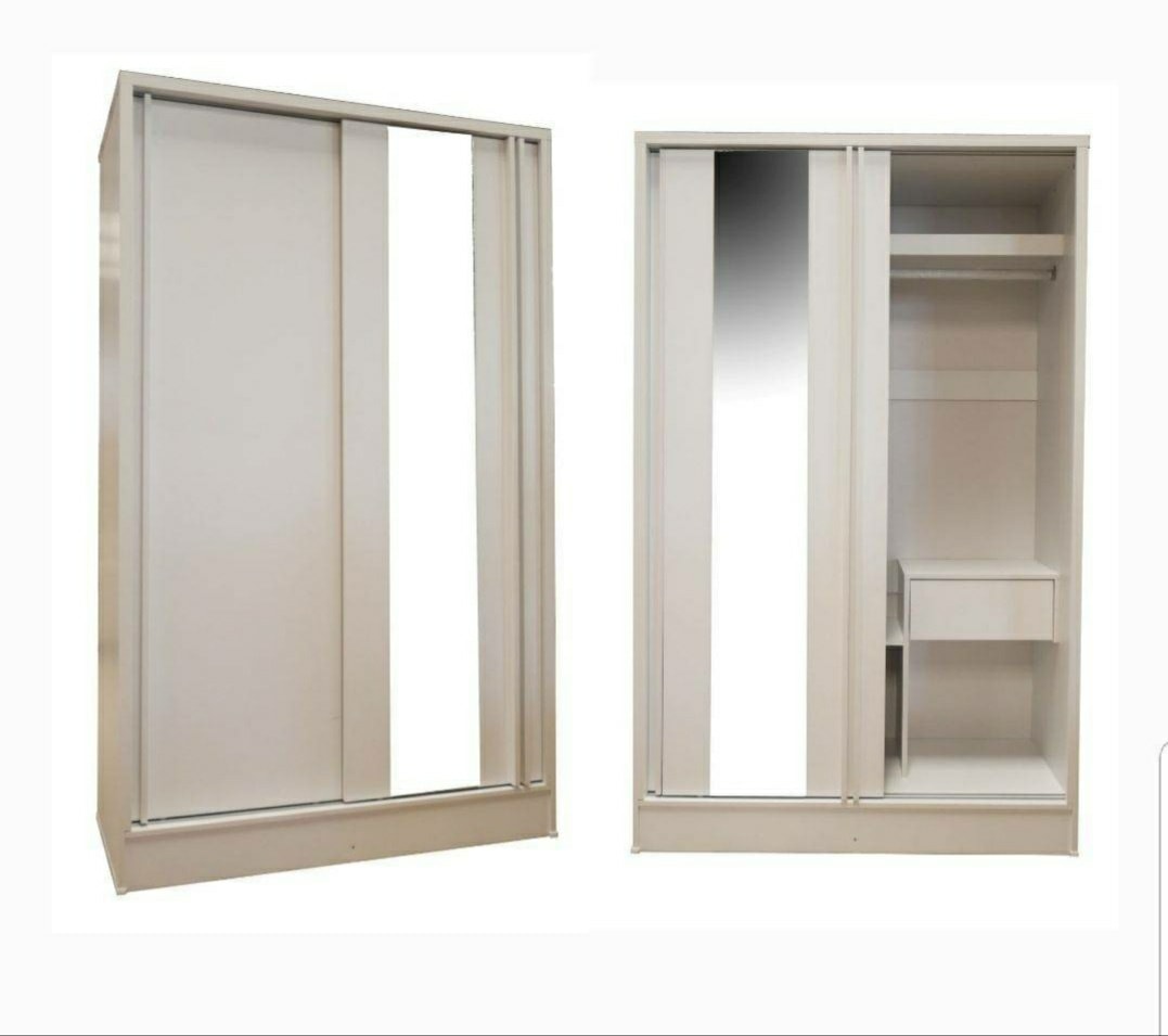 ตู้บานเลื่อนสีขาว รุ่นเคนซี่