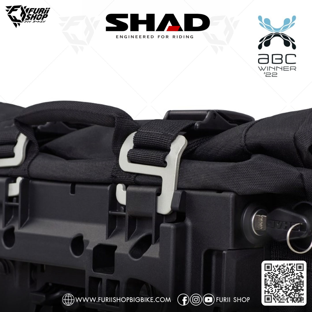 กระเป๋าข้าง SHAD TR40 Saddle bags (ขนาด 40 ลิตร) พร้อมแร็ค (สามารถยึดกับ 4P System เท่านั้น)
