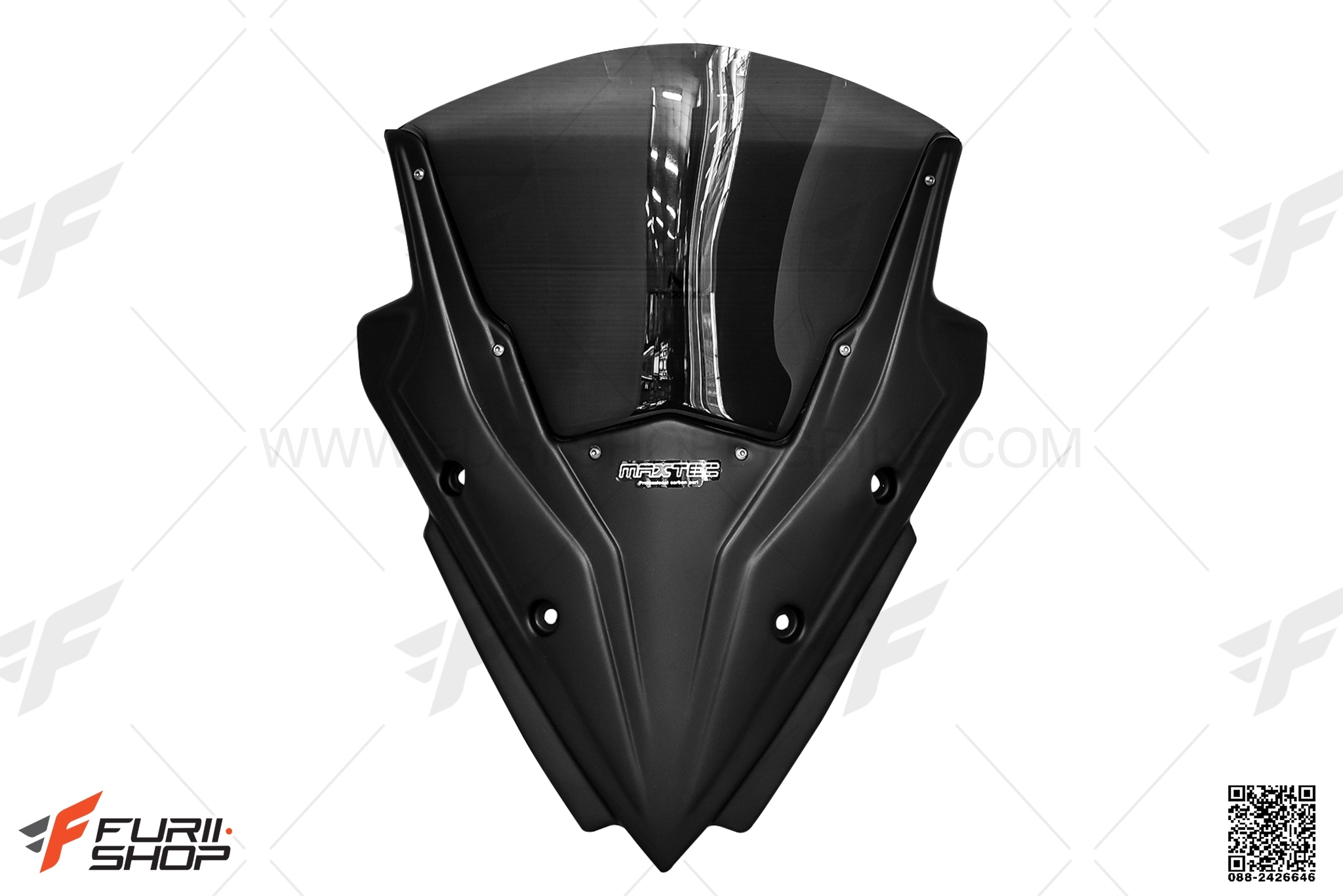 ชิวหน้า MAXTECH สีดำ FOR KAWASAKI NINJA650
