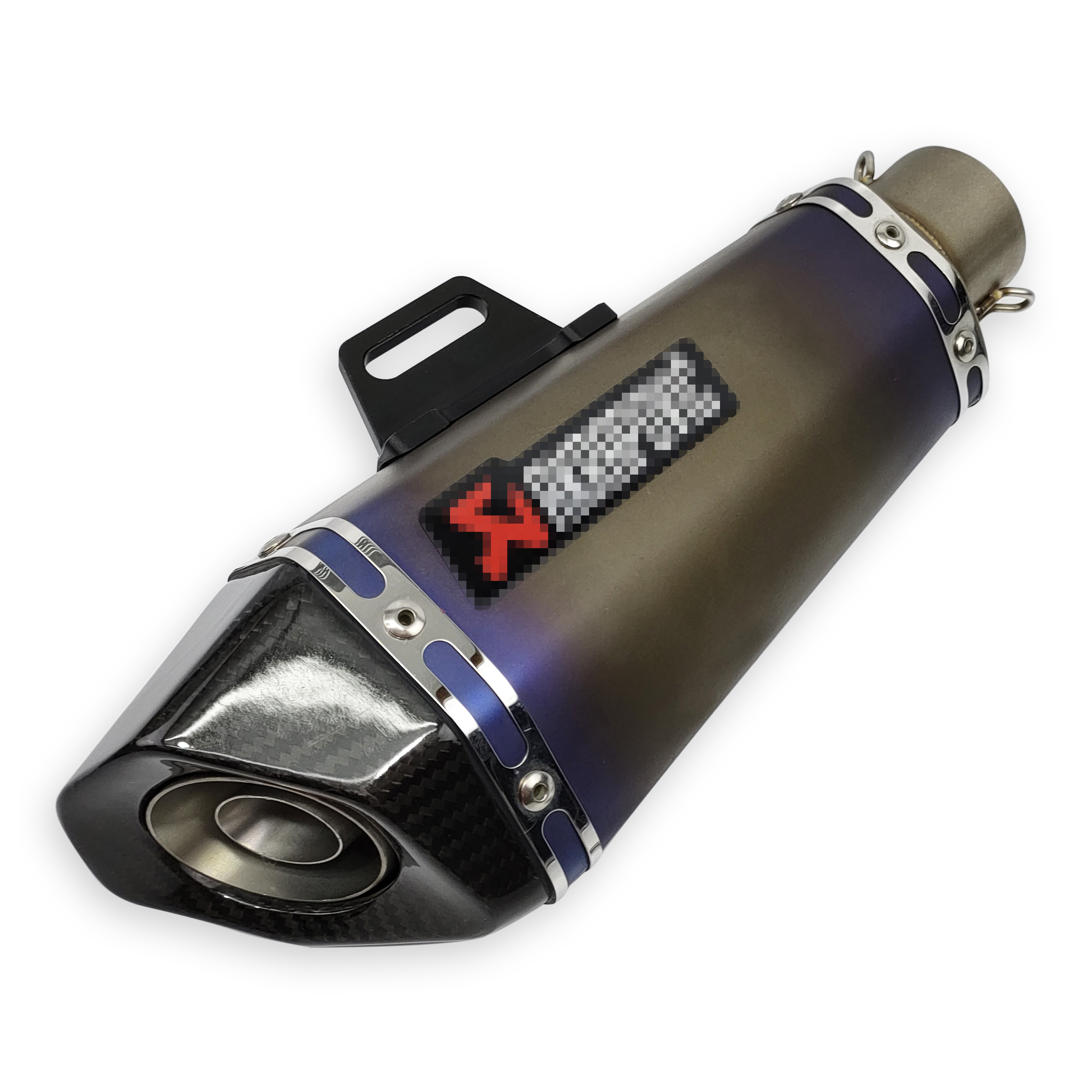 ปลายท่อสูตร ปลายท่อแต่ง Akrapovic ปลายคาร์บอน สวมคอ 2 นิ้ว ยาว 13 นิ้ว