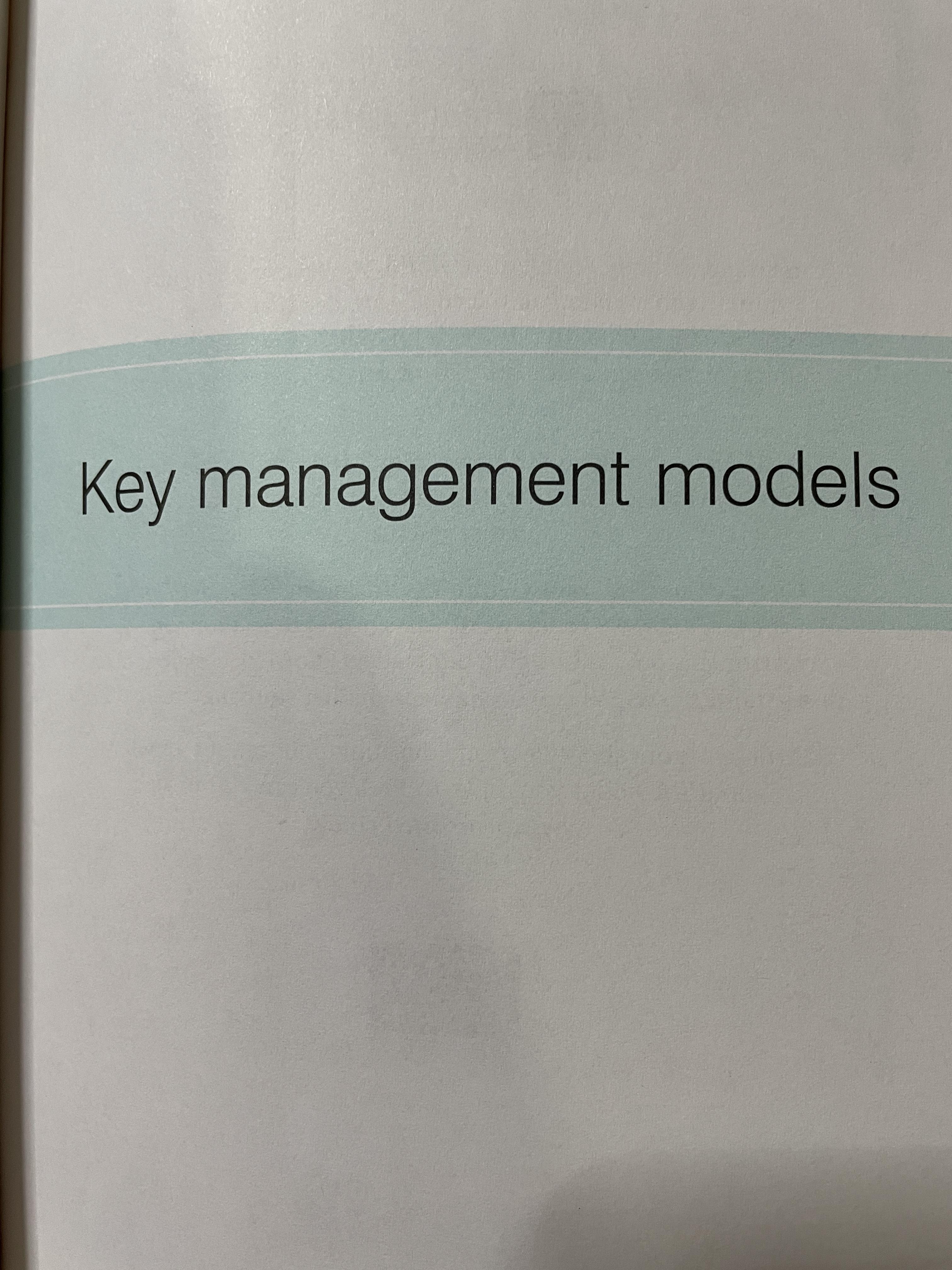 Key Management Models. The 60+ models every manager needs to Know 3 กก.