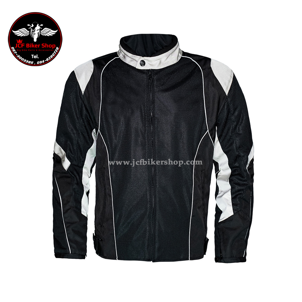 เสื้อการ์ด เสื้อขับมอเตอร์ไซค์ Dainese ผลิตจากผ้าคอร์ดูร่าผสมผ้าตาข่ายระบายอากาศ (สินค้ามีตำหนิตรงโลโก้ทุกจุด)