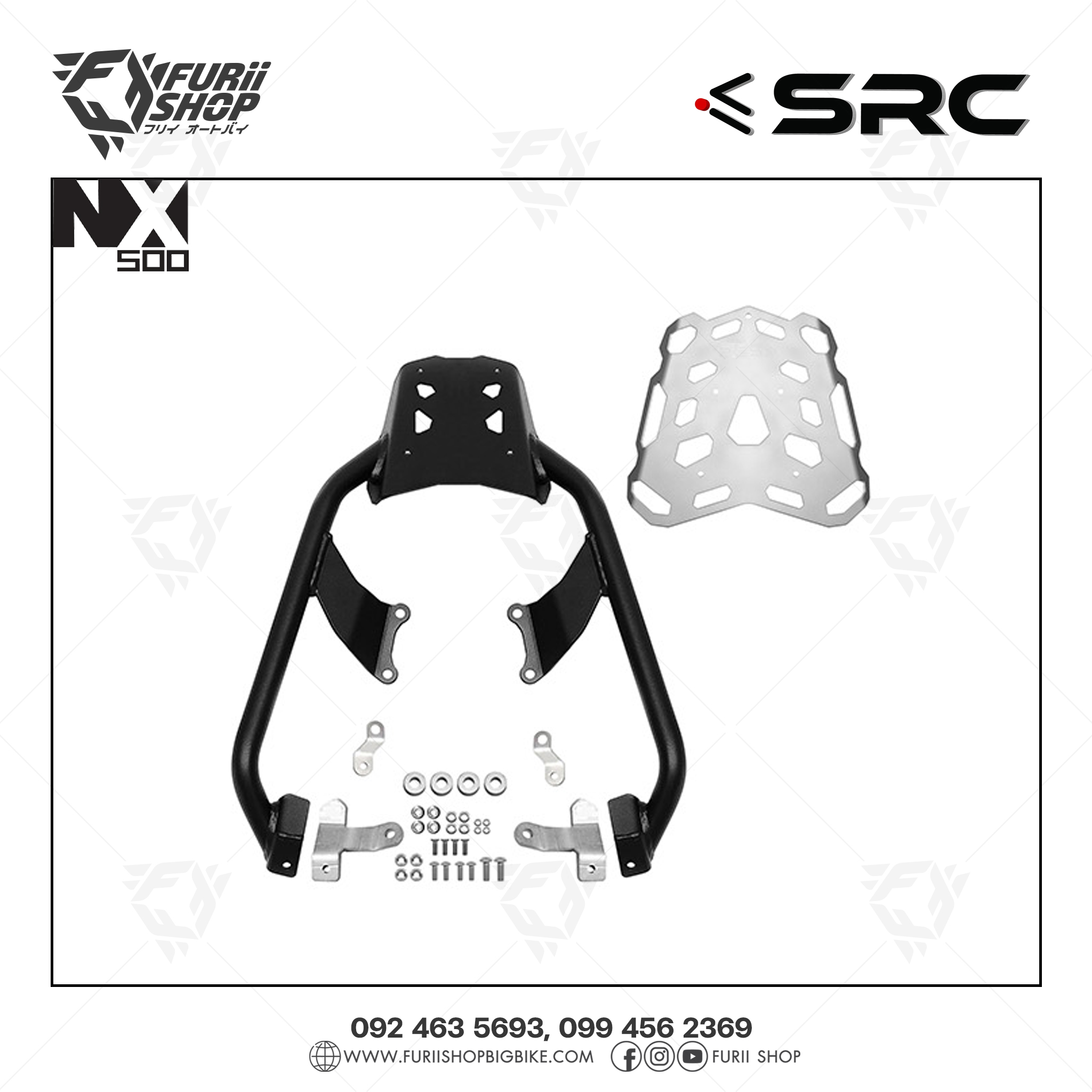 แร็กบน Top Rack SRC For Honda NX500