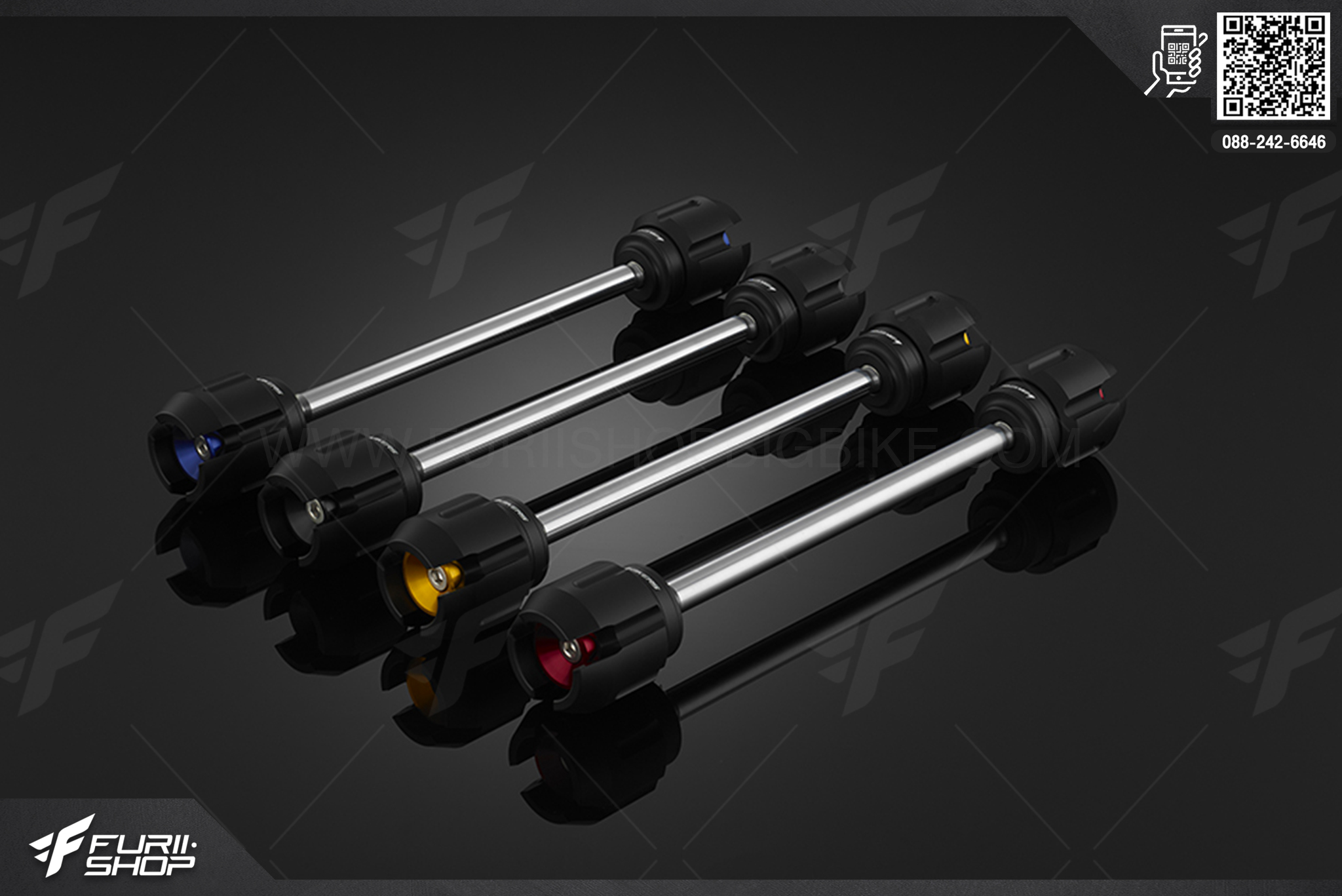 กันล้มล้อหน้า Front Wheel Axle Protection Bikers Yamaha YZF-R3 (2015-2018)