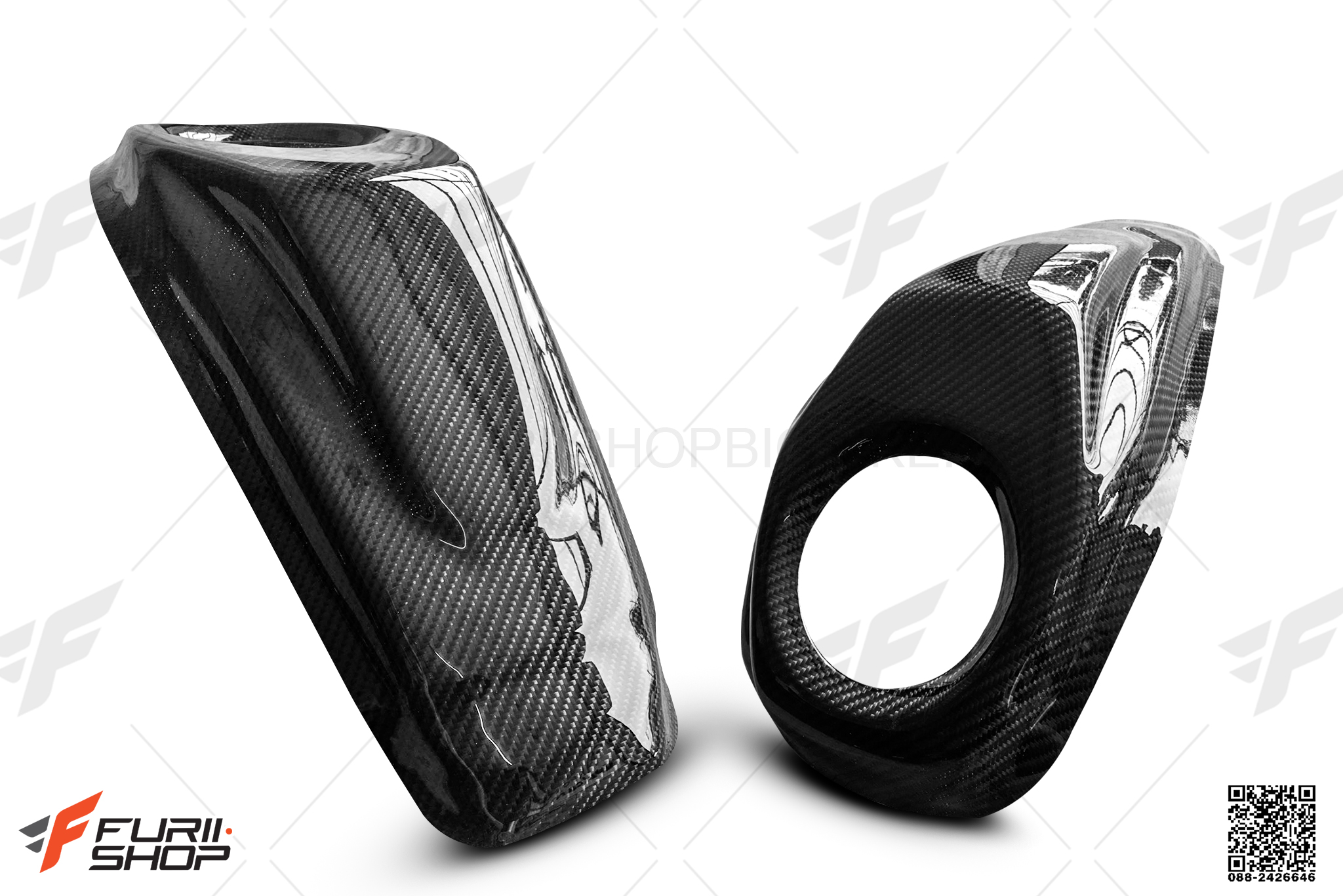 ครอบถังเพรียวเคฟล่า FORCE กลางถัง RACING CB500X