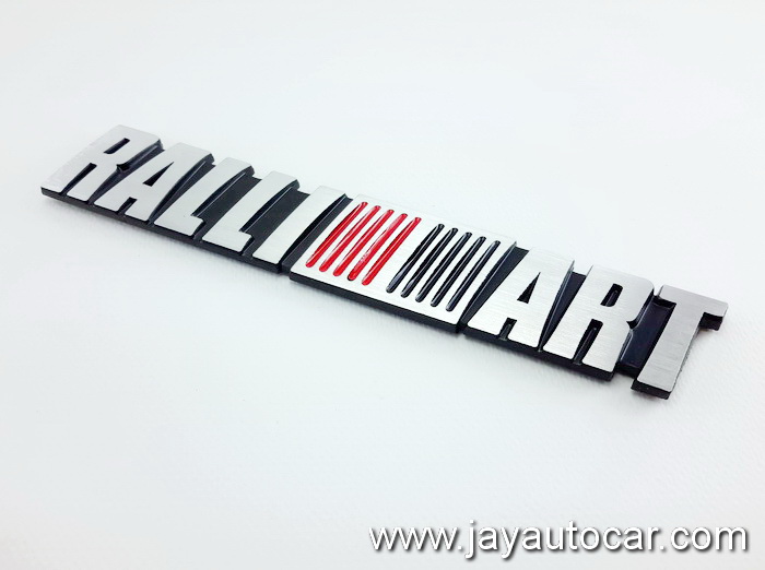LOGO MITSUBISHI RALLIARY งานอลูมิเนียม