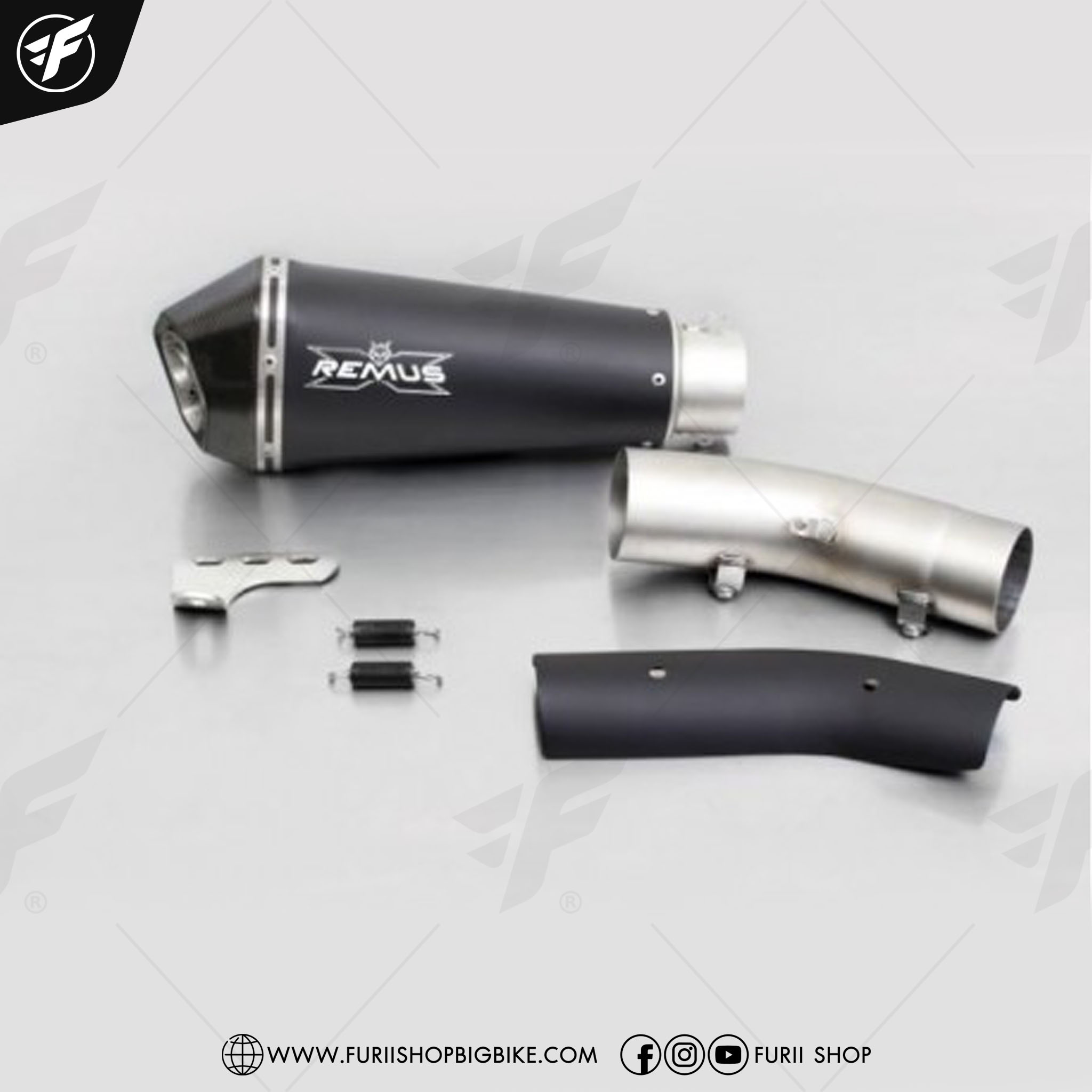 ท่อ REMUS SLIP ON FOR Ducati Diavel 2011-2018