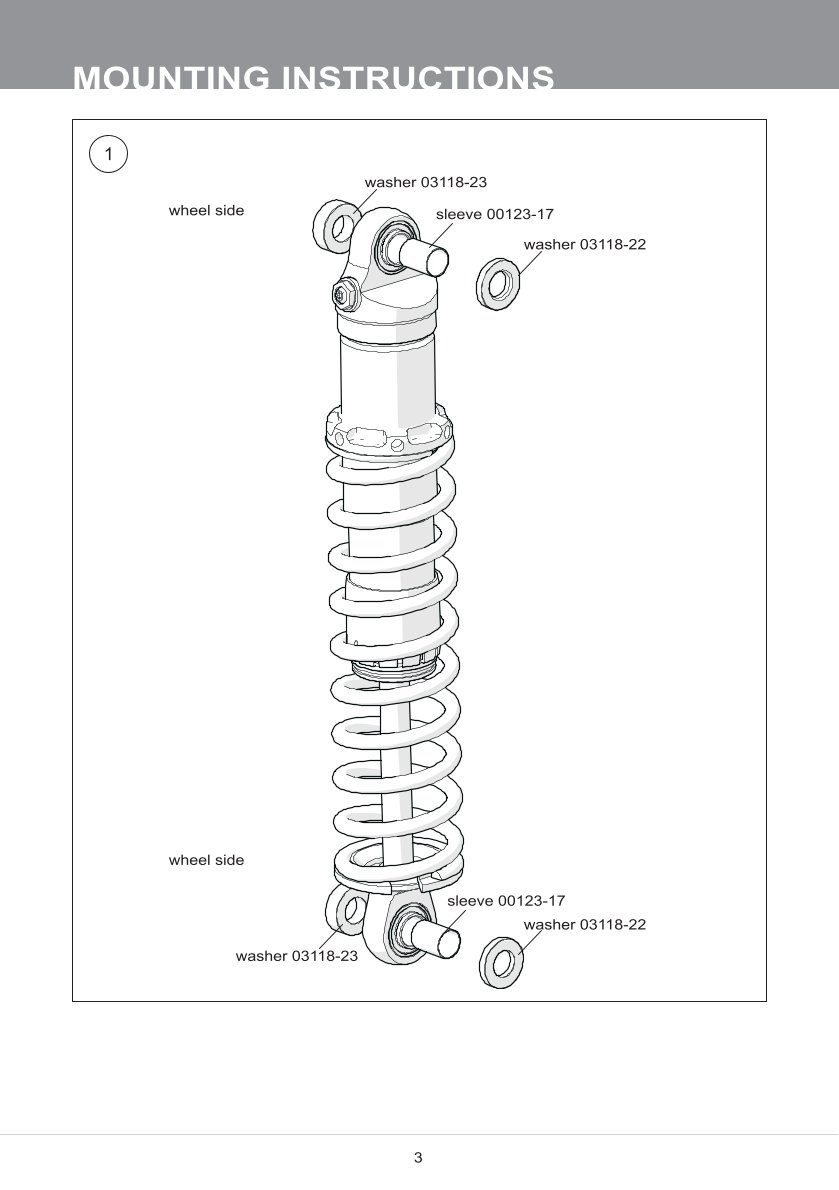 โช๊คหลังแต่ง Ohlins HD754 For Harley-Davidson XL Sportster ปี 2004-2022