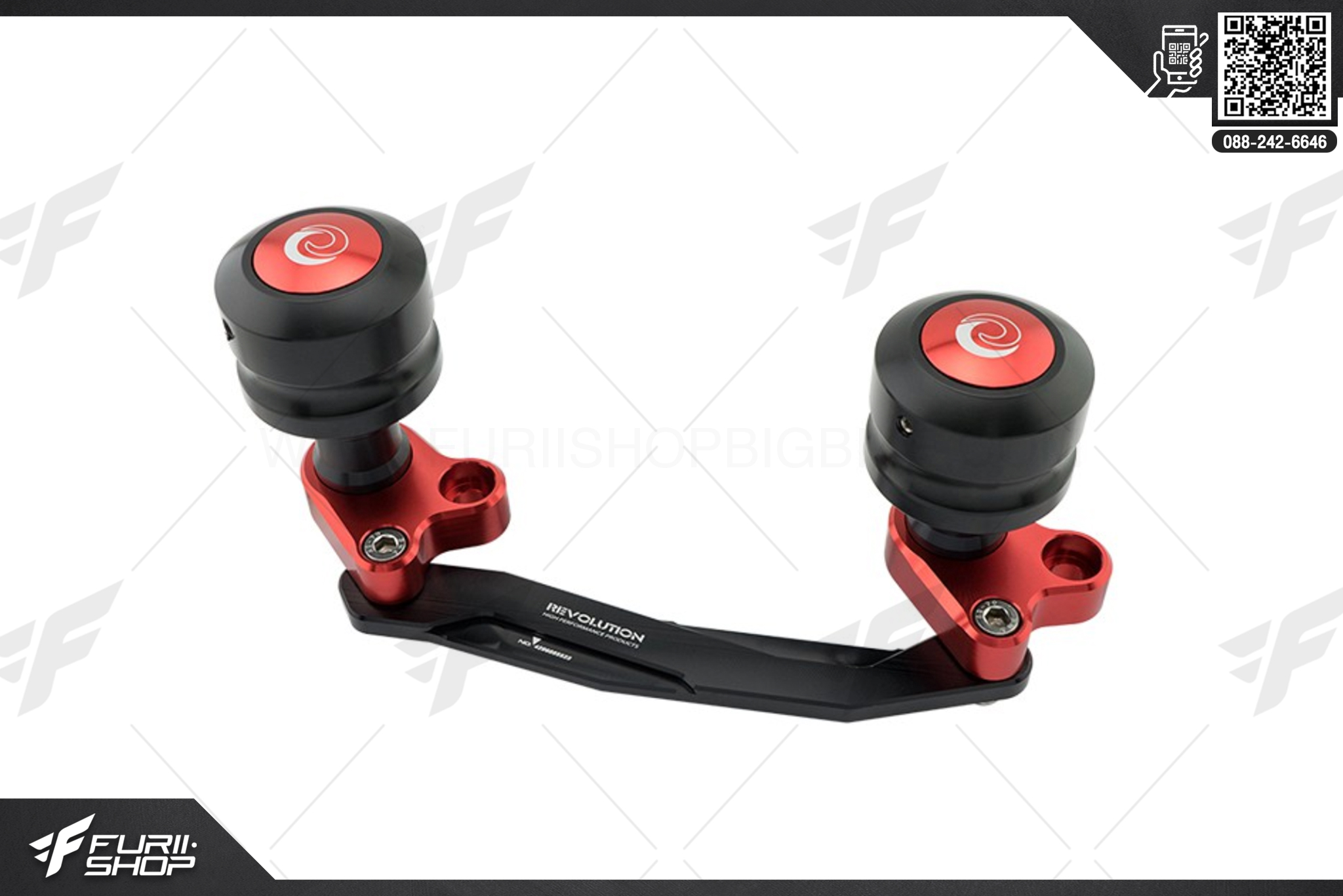 ชุดกันล้มข้างท่อไอเสีย Revolution For Honda Forza350 2020 ท่อแต่ง ท่อสูตร ท่อบิ๊กไบค์ ท่อBigbike ท่อไอเสีย