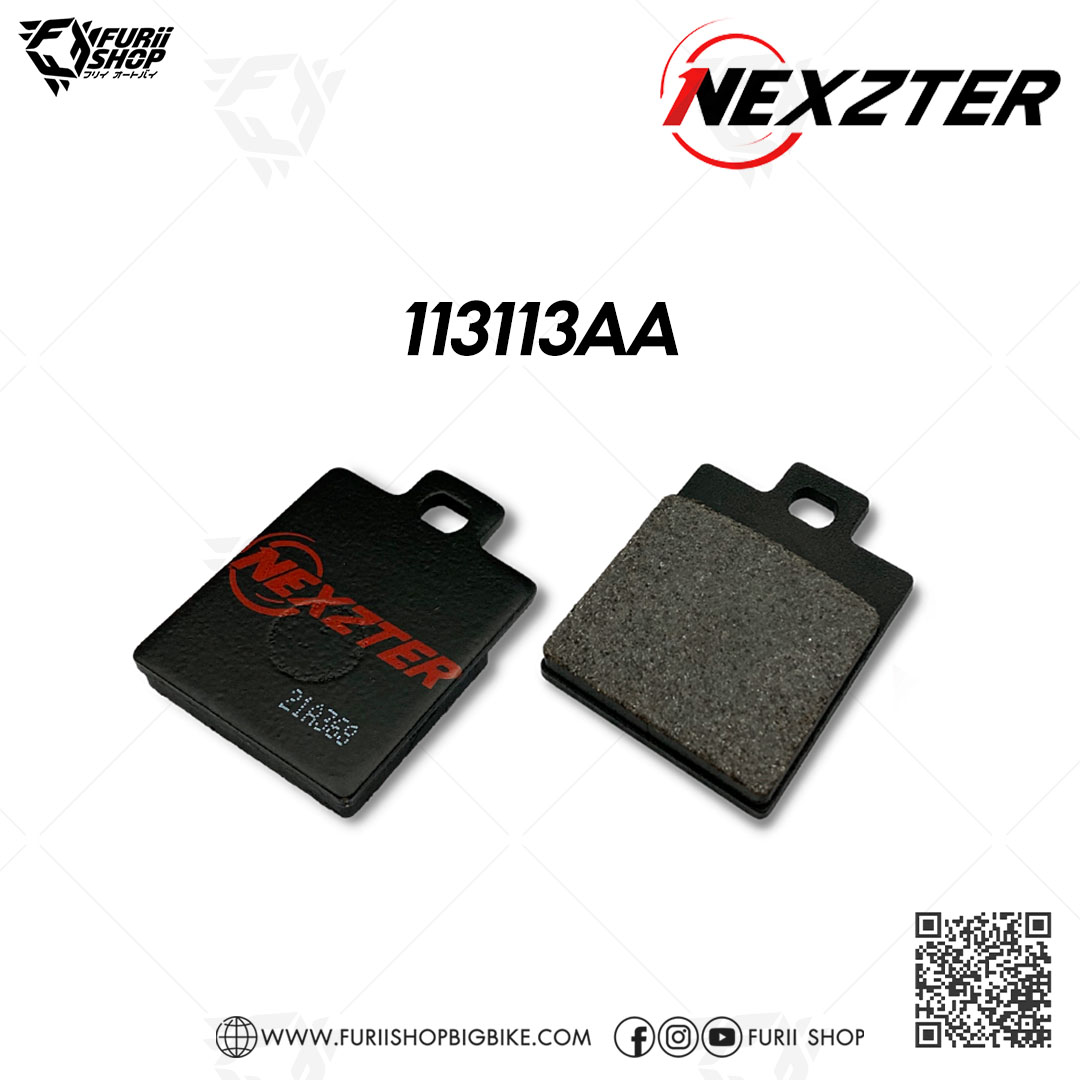 ผ้าเบรก Nexzter NEXT Part NO. 113113AA (F) : for Vespa Lx / Lxv / S / L / X / 125 / 150