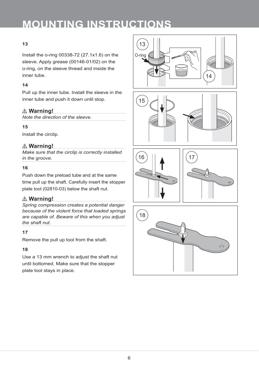 สปริงโช้คหน้า Ohlins FKS202 For Kawasaki Z300 (ER300) 2013-2017