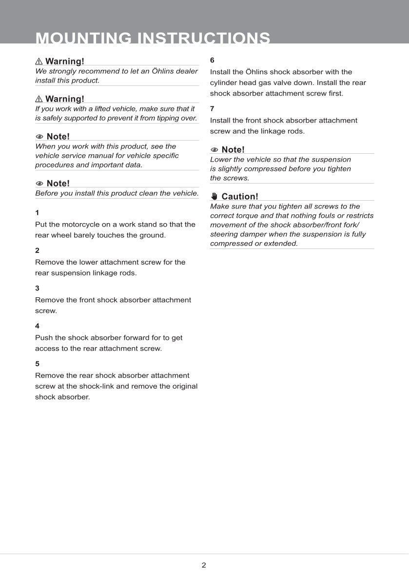 โช๊คหลังแต่ง Ohlins YA570 For Yamaha MT-09 (FZ-09) ปี 2021-2023
