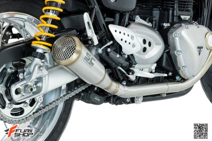 ท่อมอเตอร์ไซค์ SC PROJECT CONIC 70s Silencer Short Version for Triumph Thruxton ท่อแต่ง ท่อสูตร ท่อบิ๊กไบค์ ท่อBigbike ท่อไอเสีย เอ็กพอร์ต