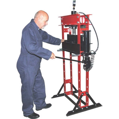AIR/HYD FLOOR STANDING WORKSHOP PRESS 30- TONNE