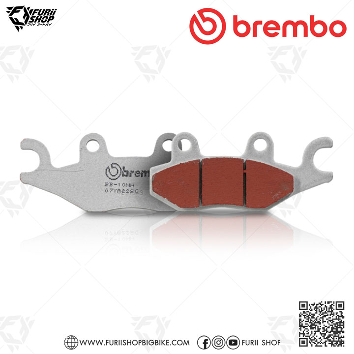 ผ้าเบรก Brembo (07YA22SC) : for HONDA : CB125F 15-16