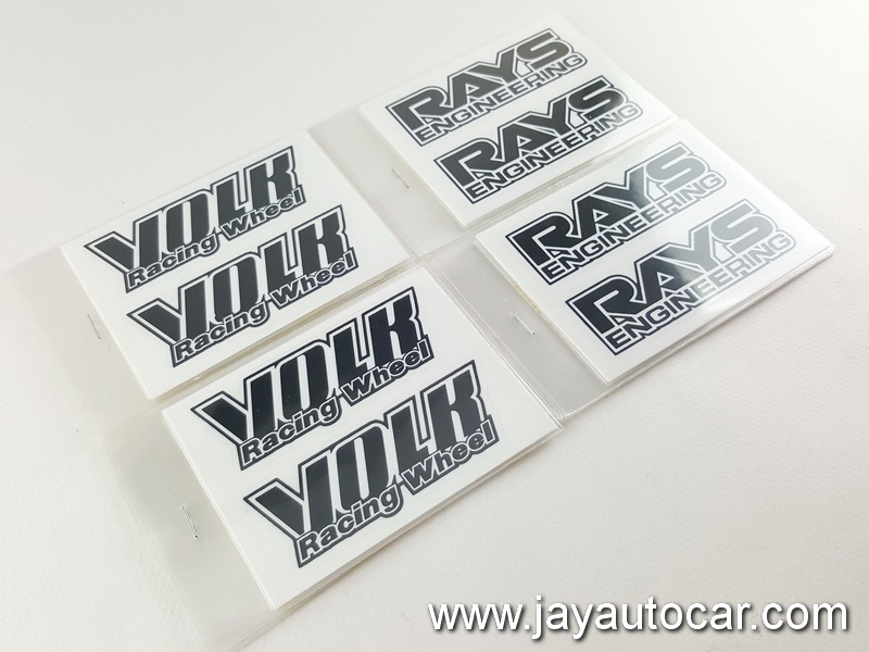 สติ๊กเกอร์ ติดล้อแม็ก Volk Rays TE37 งานคุณภาพ