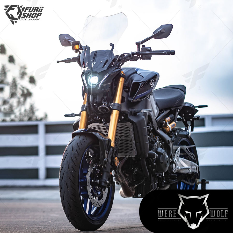 ชิลด์หน้า Were Wolf V-04 Gen 3 Smoke M530 : for Yamaha MT07 2018-2022