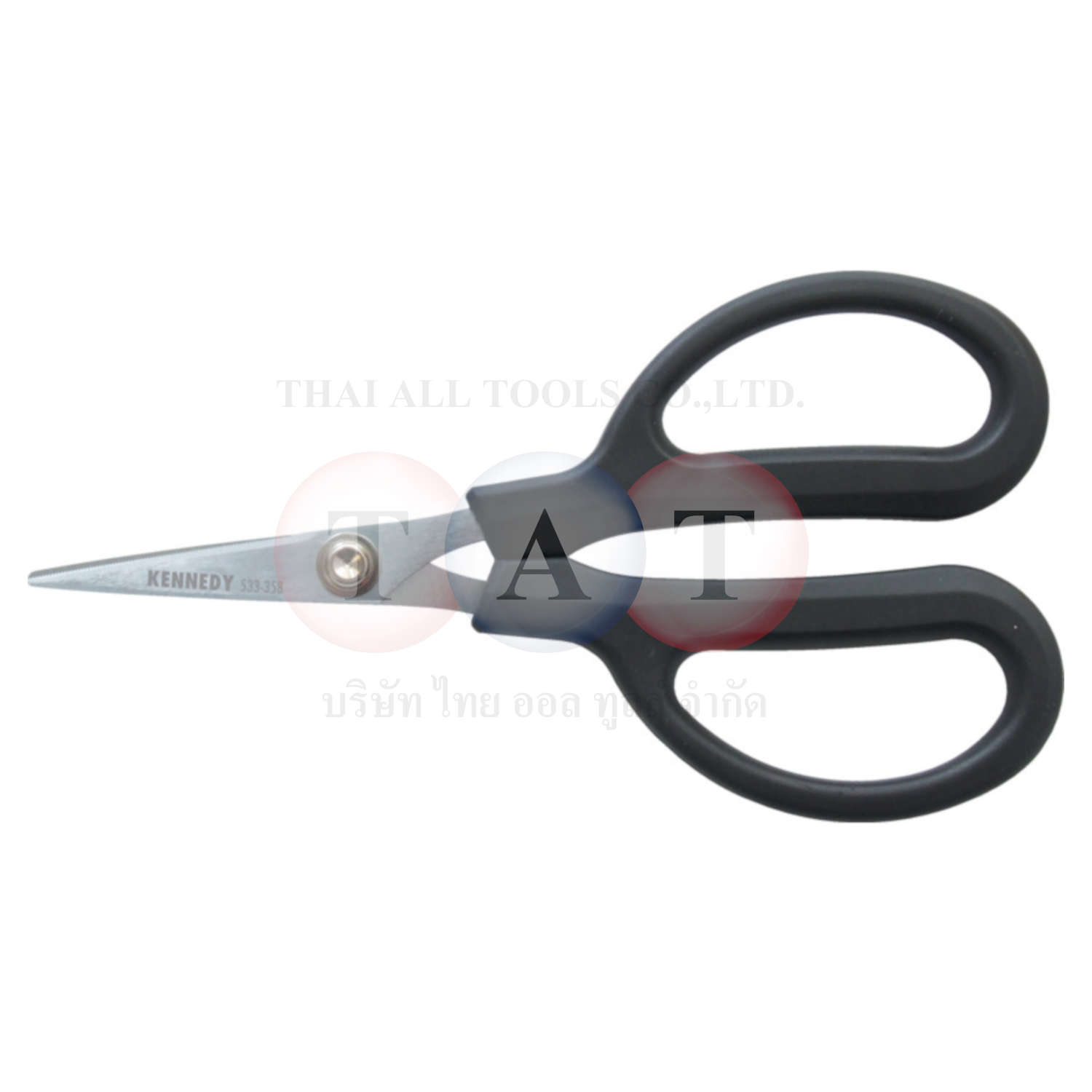 Kennedy.FIBRE OPTIC SHEARS - SERRATED BLADE 160mm