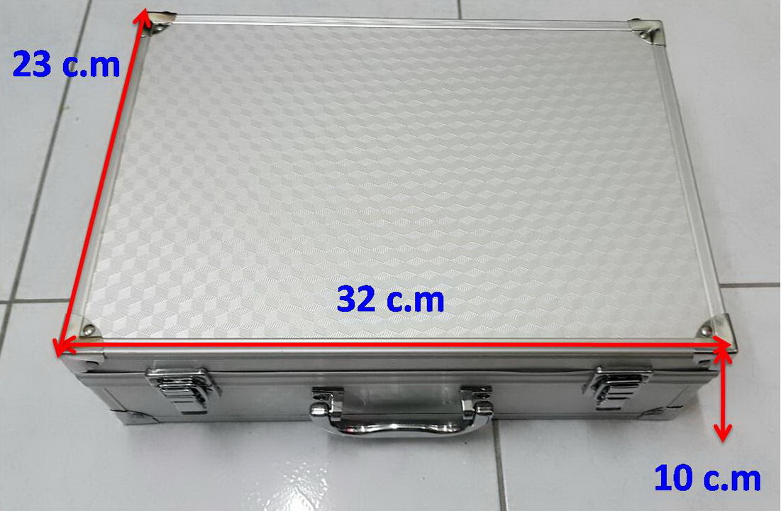 กล่องอลูมิเนียม 23x23x10