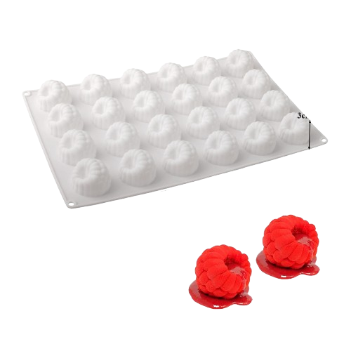 แม่พิมพ์ซิลิโคนลอนผลไม้ ราสป์เบอร์รี่