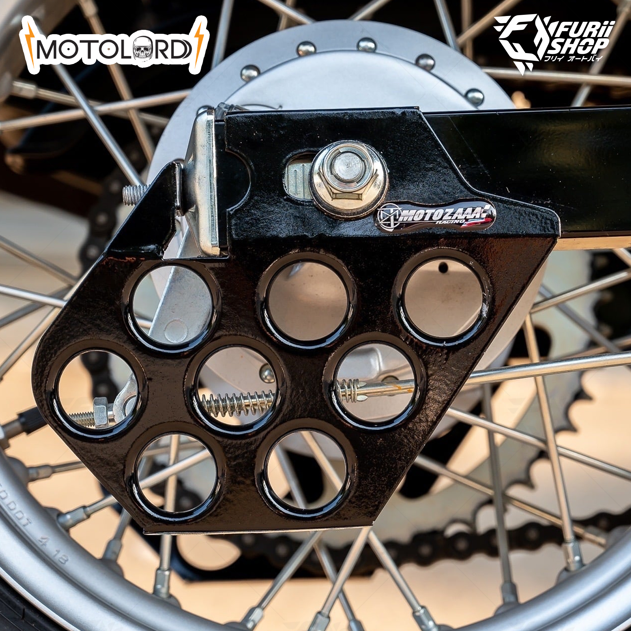 การ์ดสเตอดุมหลัง MotoLordd MOTOZAAA : For Suzuki VanVan200 By Furii Shop