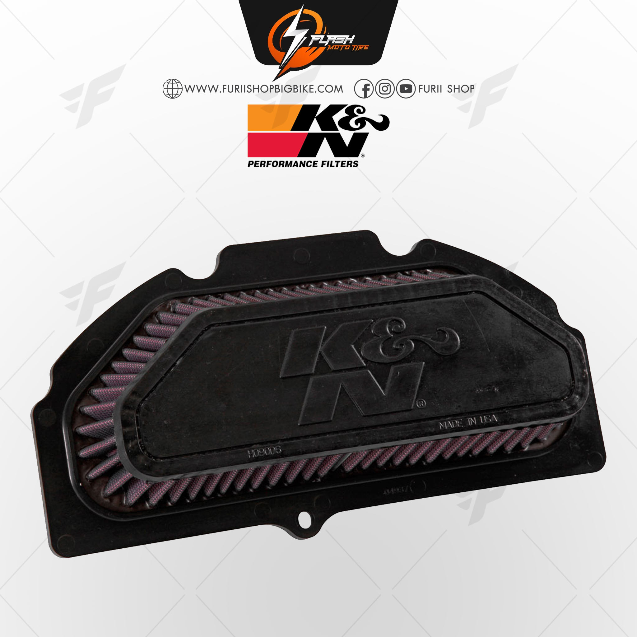 กรองอากาศ K&N สำหรับ SUZUKI