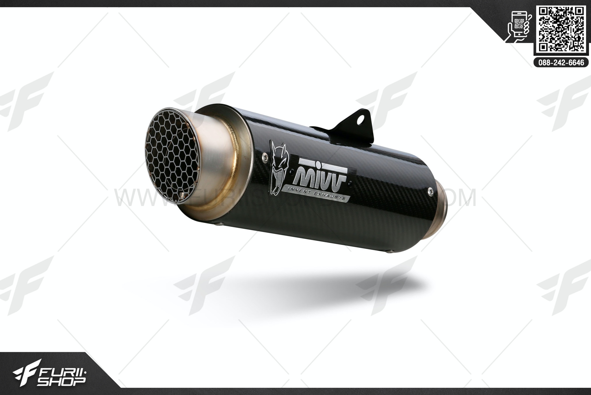 ท่อมอเตอร์ไซค์ MIVV GP PRO CARBON FOR YAMAHA R6 2017+ ท่อแต่ง ท่อสูตร ท่อบิ๊กไบค์ ท่อBigbike ท่อไอเสีย