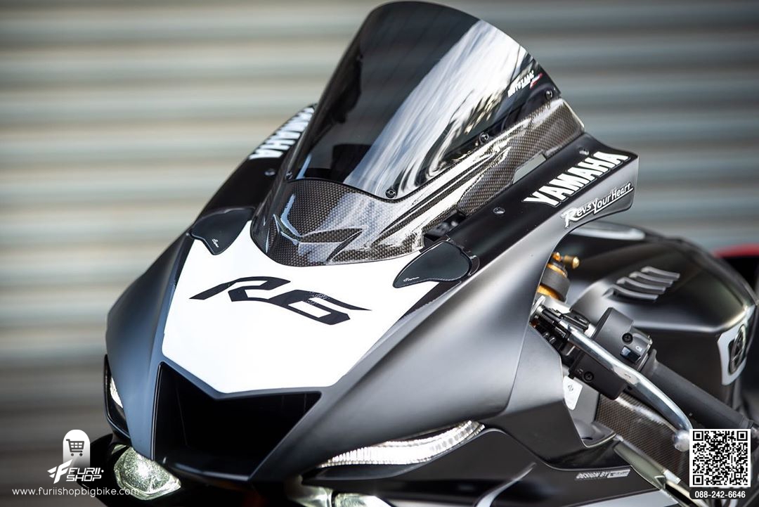 ชิวหน้า R6 Wind Shield Motozaaa