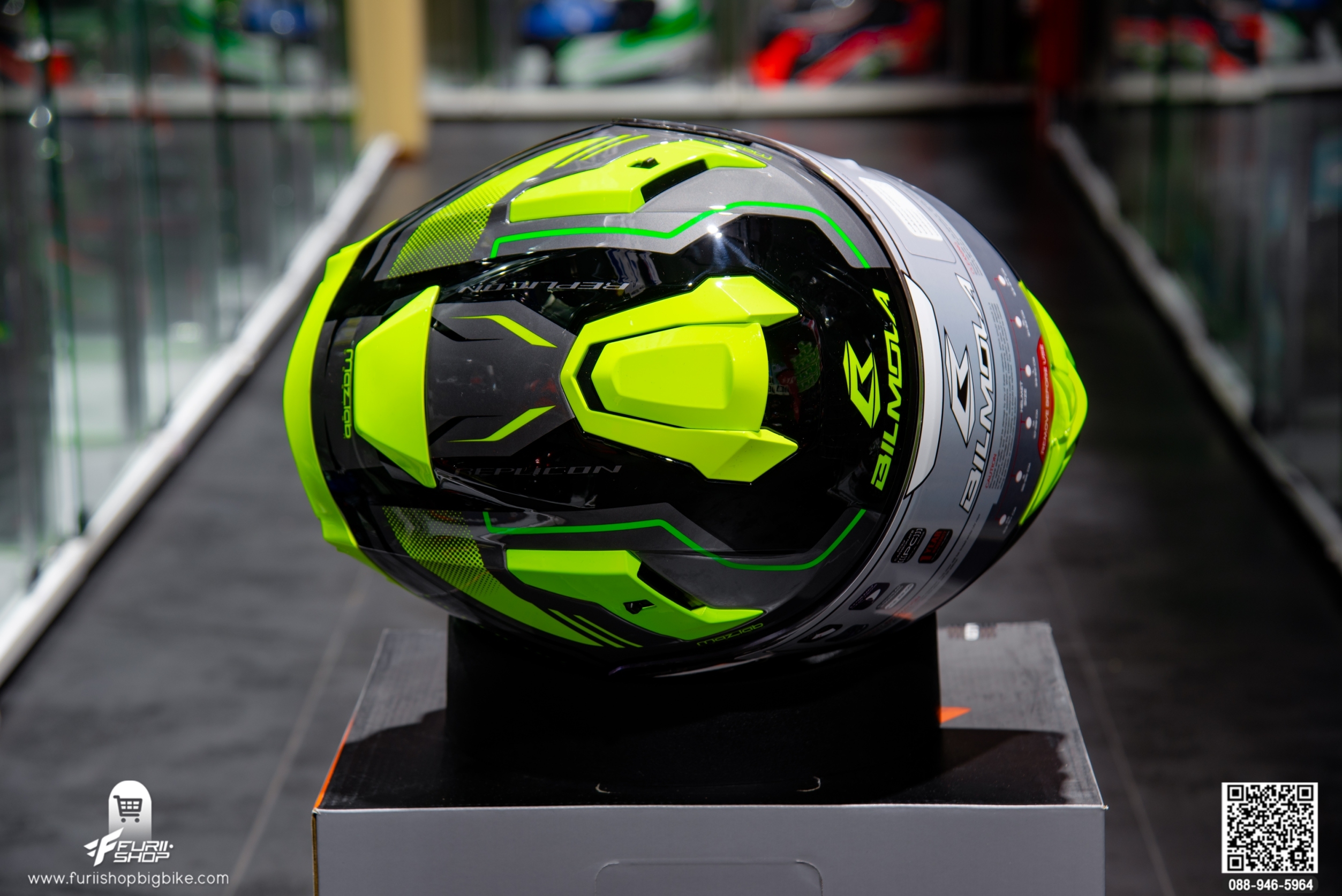 หมวกกันน็อค BILMOLA RAPLICON HG GREEN