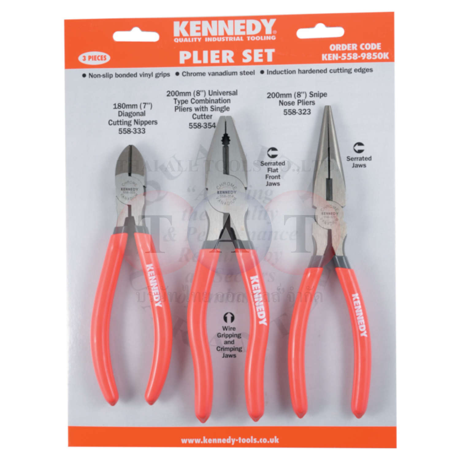 ชุดคีม 3 Piece Plier Set KENNEDY