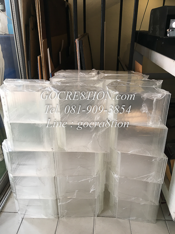 งาน อะคริลิค แปรรูป ตามแบบ April 2018 by GO CREATION