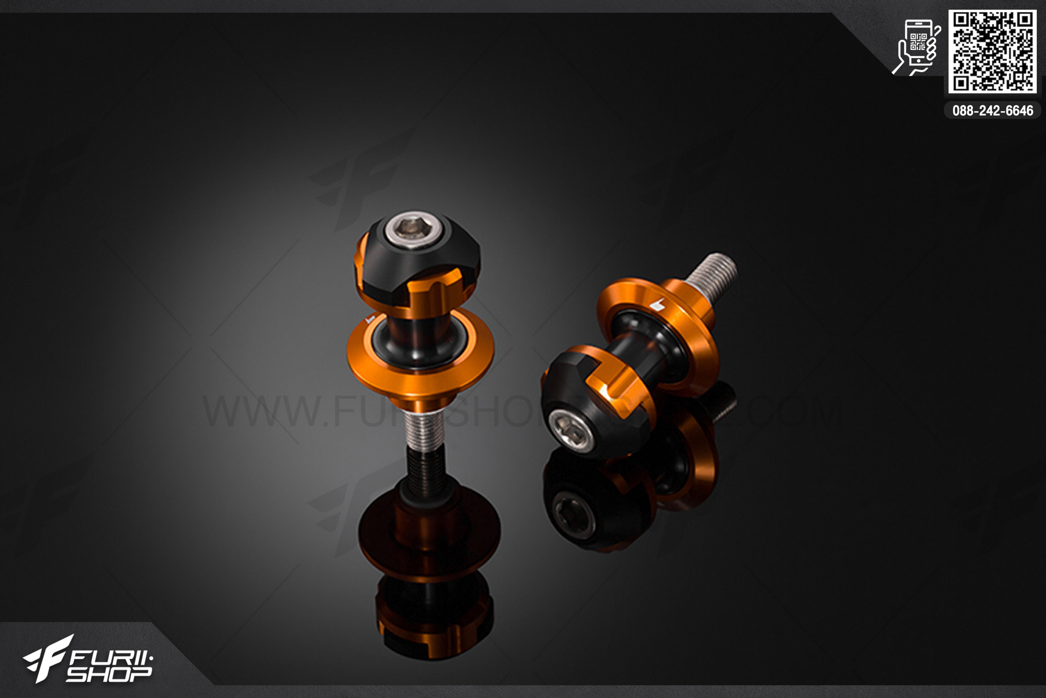 สปูน (Swing Arm Spools) Bikers Kawasaki Z250SL ABS