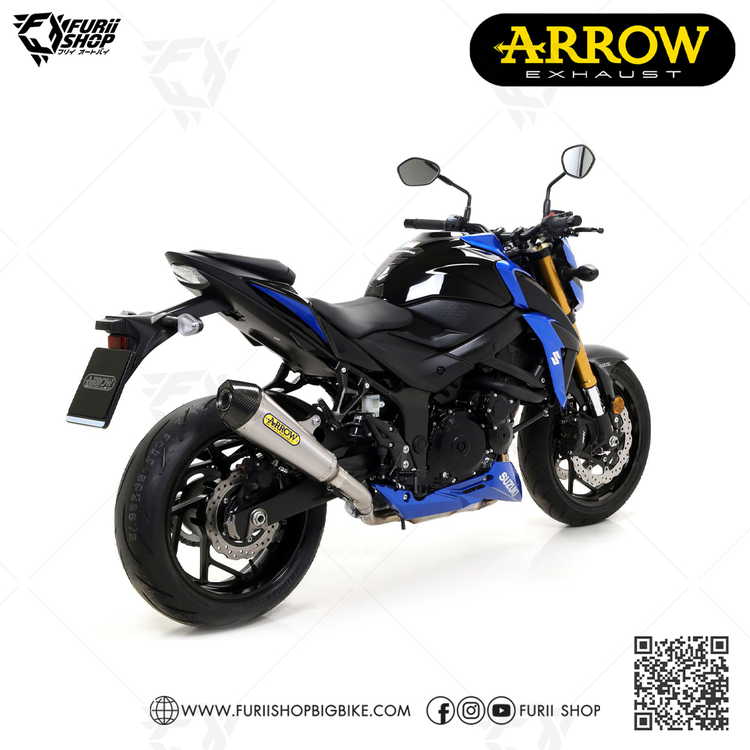 ท่อมอเตอร์ไซค์ Arrow Slip on X Kone : for Suzuki GSXS750 2017-2020