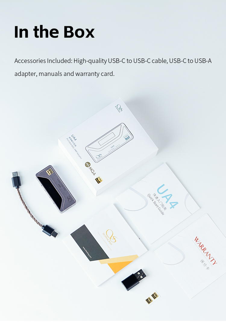 Shanling UA4 DAC/AMP พกพา ชิป ESS ES9069Q + Dual RT6863 ประกันศูนย์ไทย