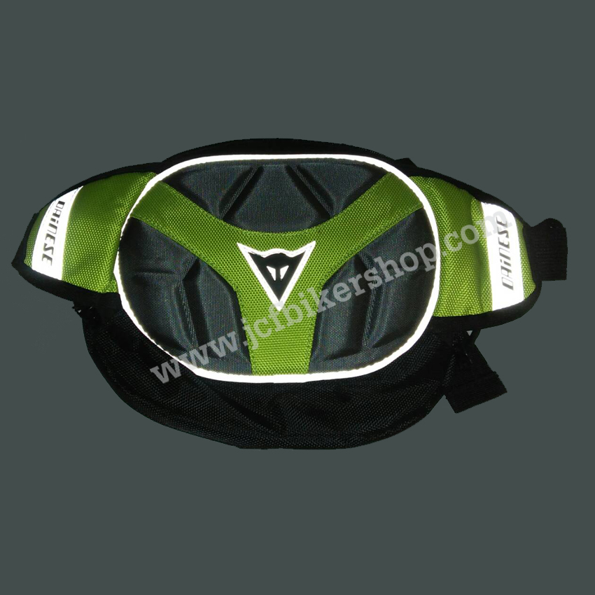 กระเป๋าคาดเอว Dainese D-Exchange เล็ก สีเทา-เขียว